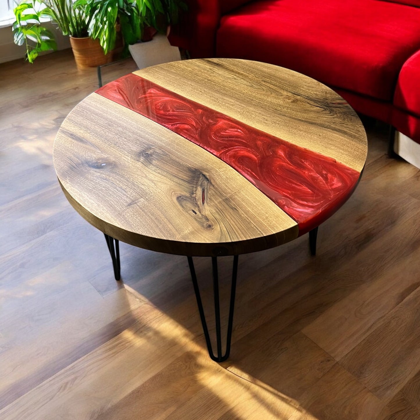 Design Your Own Oak & Epoxy Resin End Table